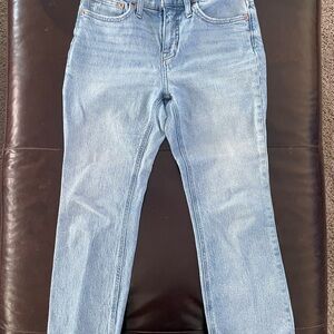 J. Crew Light Blue 9” Demi Boot Crop Leg Jeans